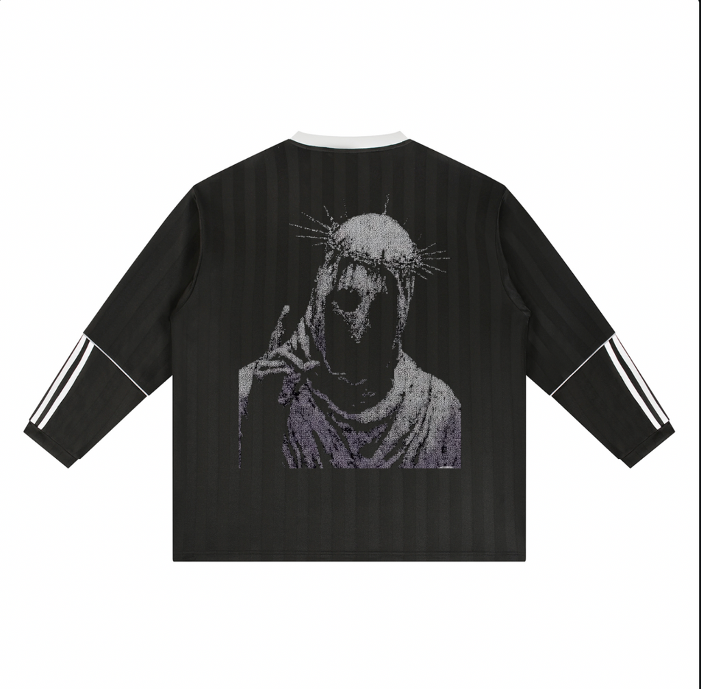 Monster Hunter Longsleeve – back with rhinestone graphic