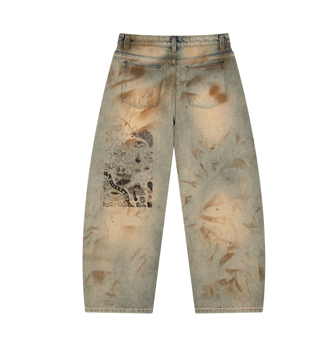 Monster Hunter Jeans – back with graffiti graphic